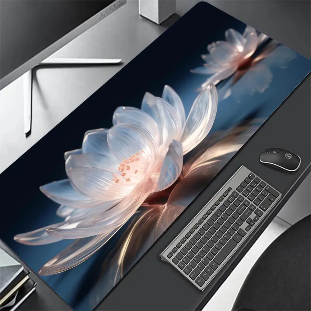 

Black Lotus Mouse Pad Anti-slip Rubber extended pad mouse computer non-slip carpet computer Tables Desk office Large Mousepad