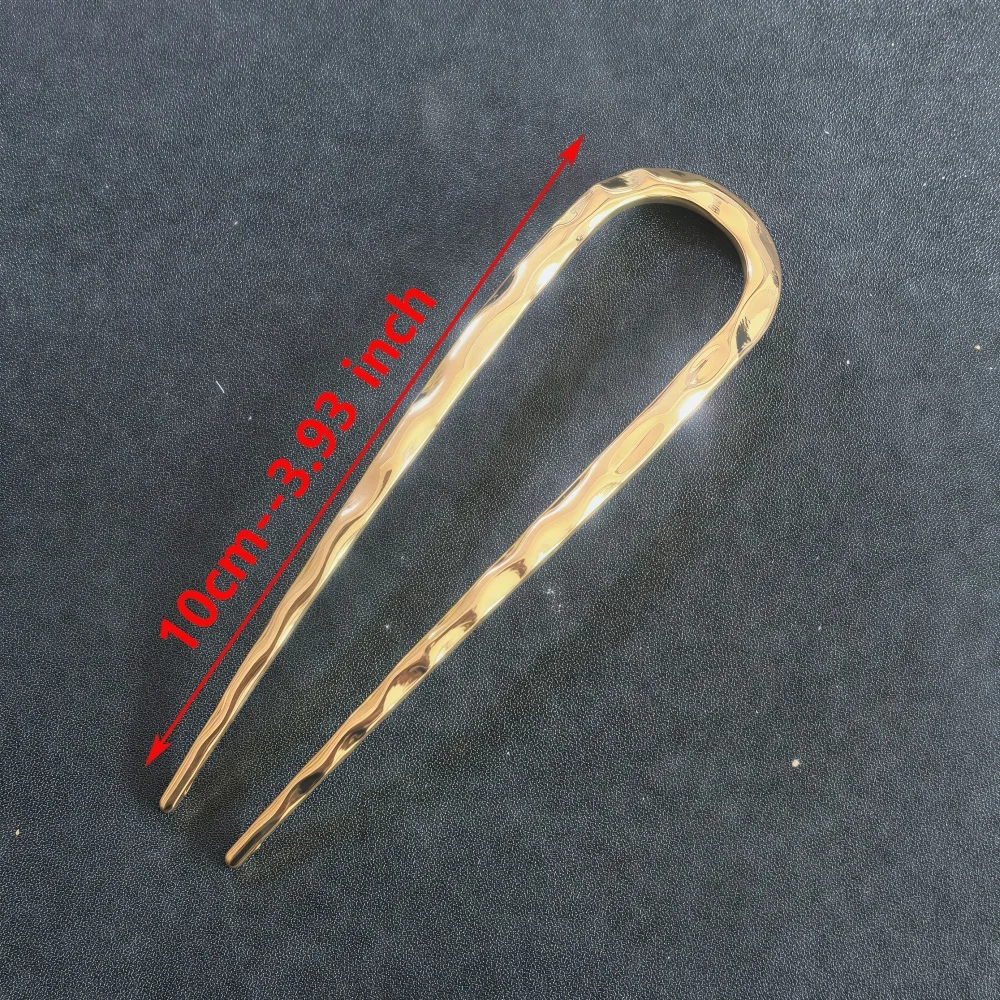Neue Einfache U-förmige Haarnadel Metall Haar Sticks U Französisch Haar Clips Pins Modische Haar Schmuck Zubehör für Frauen Großhandel
