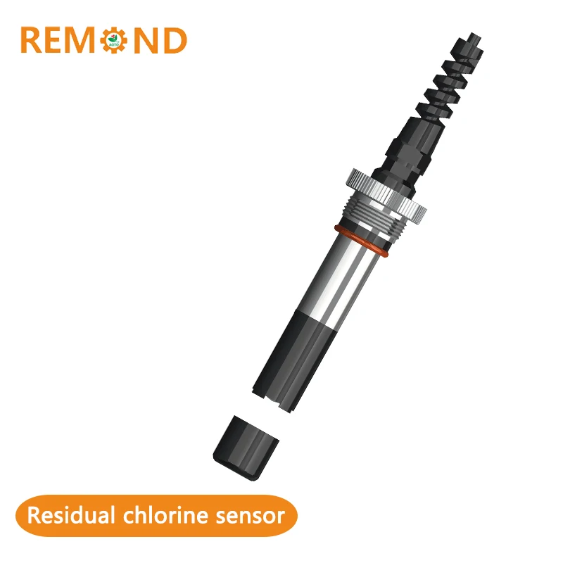 REMOND Residual Chlorine Sensor for Swimming Pool OEM Customization Stainless Steel 0~20mg/L Range 2% Accuracy 90s Response Time