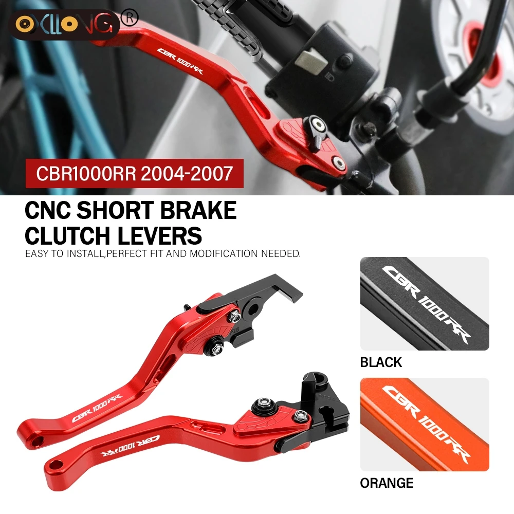 

CNC Aluminum Motorcycle Short Brake Clutch Levers Accessories Parts For HONDA CBR1000RR 2004 2005 2006 2007 CBR 1000RR