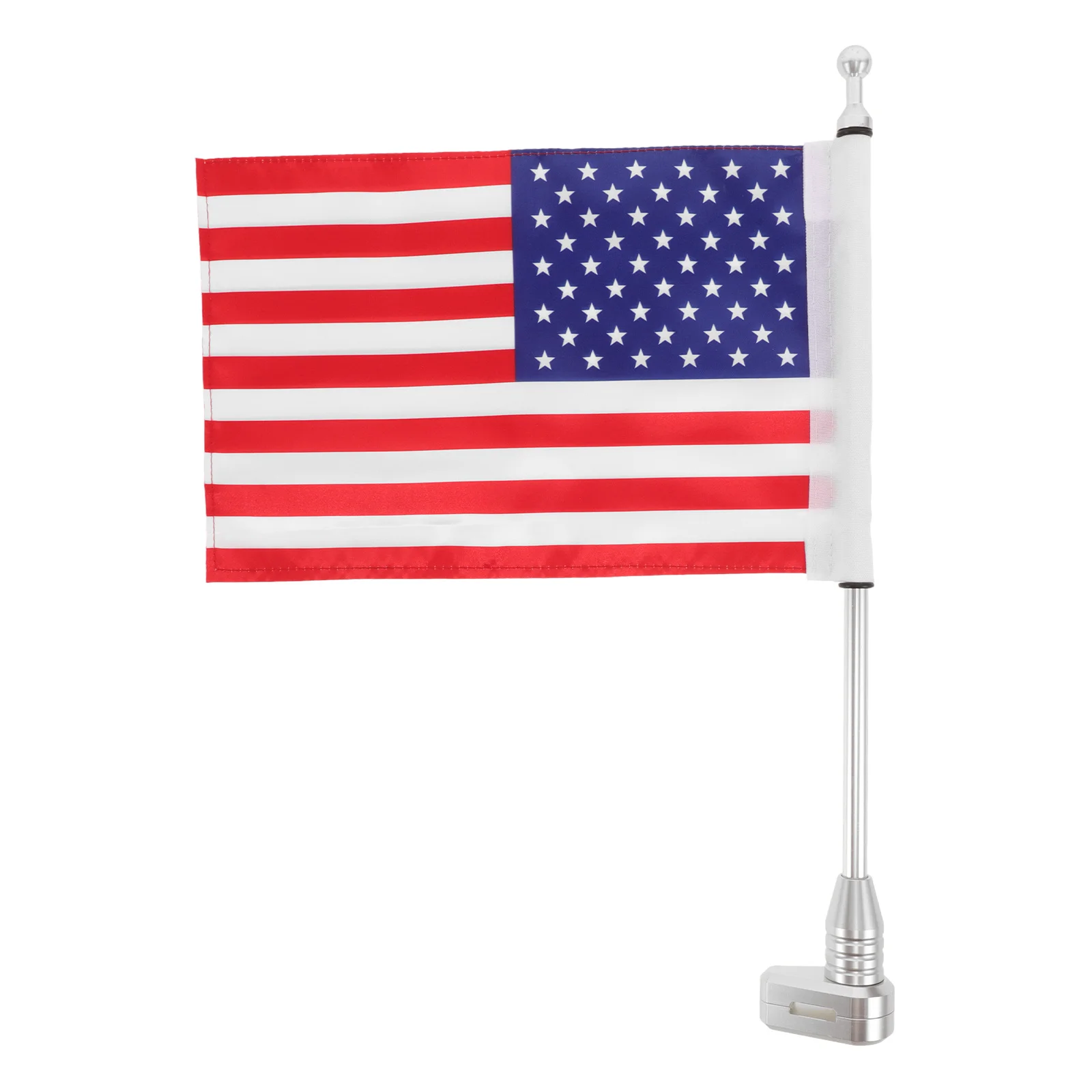 

Bicycle Cargo Rack Flag Pole for Bike Holder Flagpole Bracket Steel Holders Motorcycle Mount