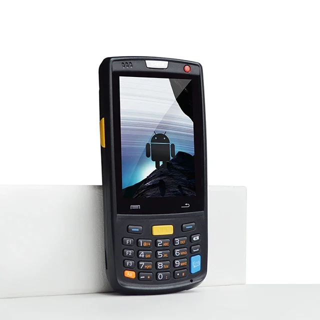 PDA Android 4G Tangguh Genggam Layar Kapasitif Kelas Industri dengan Barcode 1D/2D IP65