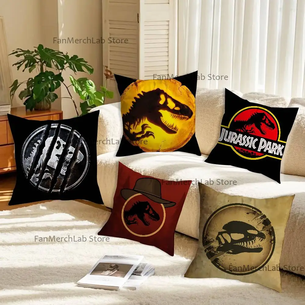 

J-Jurassic Park Dinosaur World Pillowcase Pillowslip Cushion Plush Boys Girls Cartoon Anime Kawaii Decoration Kids Birthday Gift