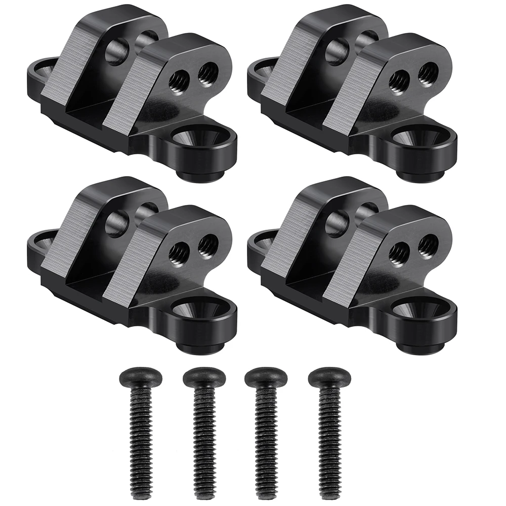 AXSPEED-amortiguador inferior ajustable de aleación de aluminio, montaje de enlace para 1/18 Losi Mini LMT 4X4, piezas de mejora de camión monstruo cepillado