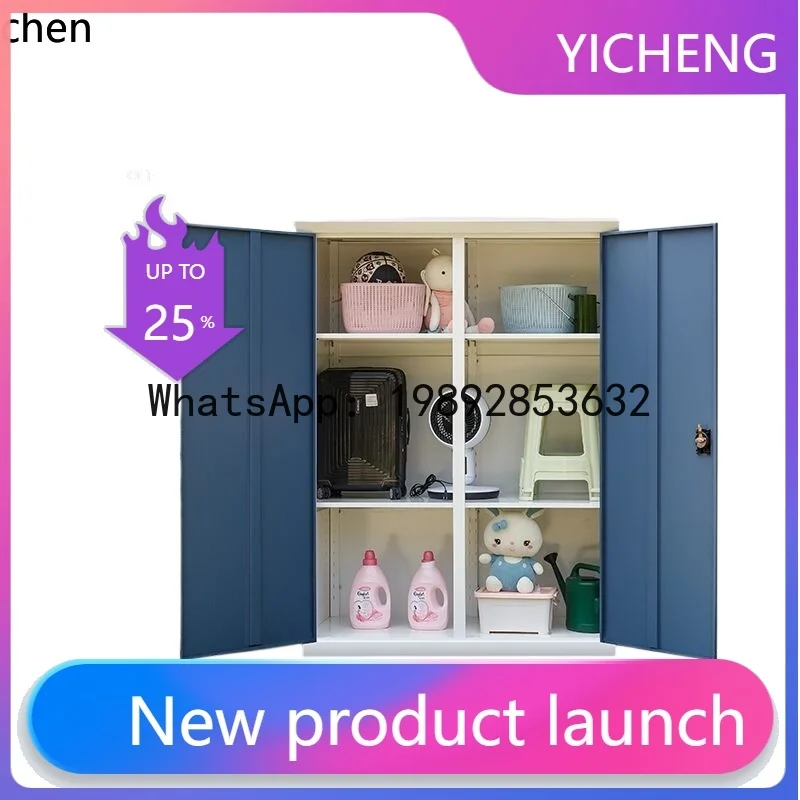 

A2-26 Outdoor Sunscreen Balcony Locker Sliding Door Lig Luxury Iron Wardrobe Waterproof Storage Cabinet with Lock