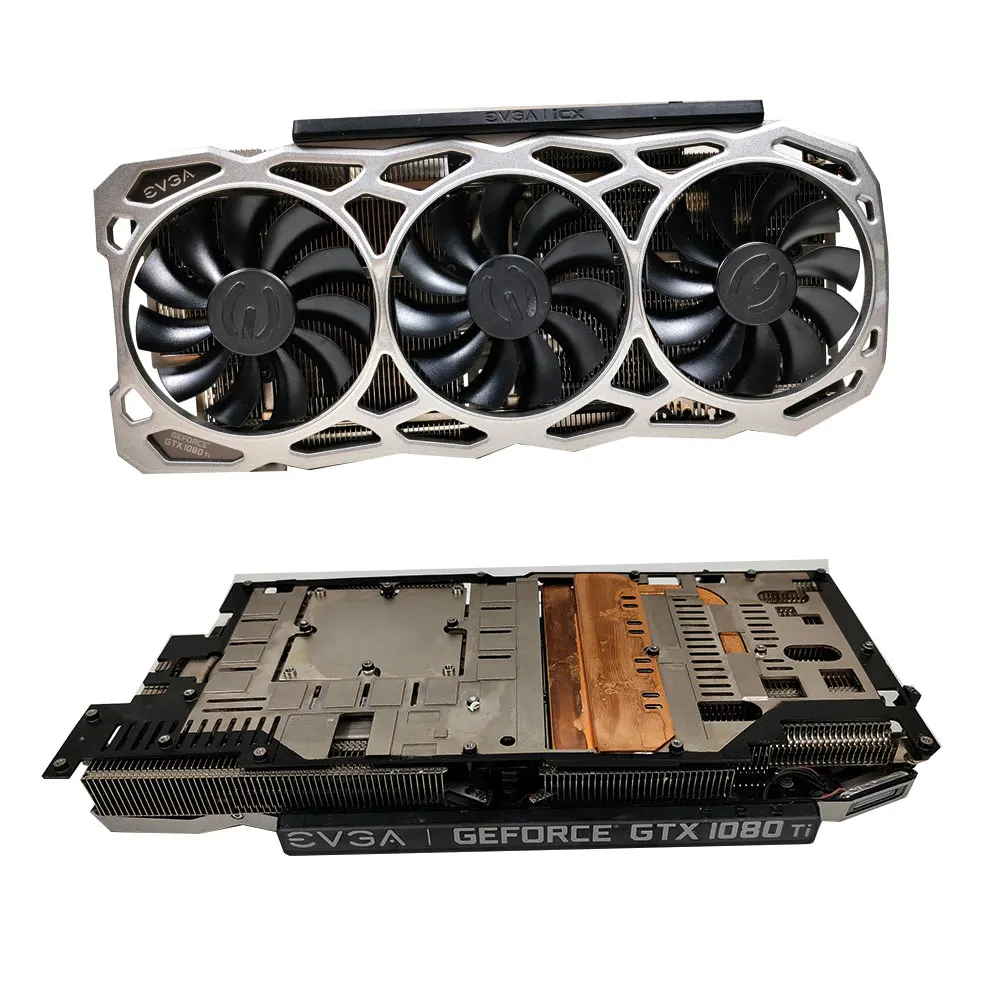 Tarjeta de vídeo para EVGA GTX 1080ti ftw3, disipador de calor con luces de fe, ventilador de tarjeta gráfica, disipador de calor de refrigeración