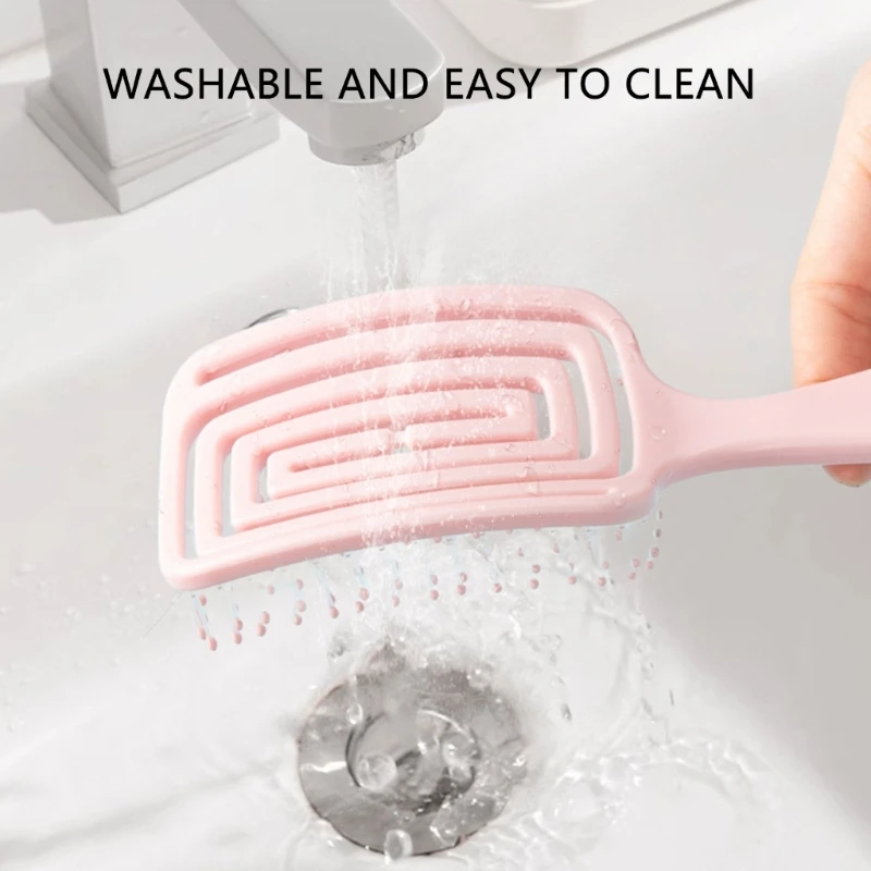 Juego peines para cabello 6 uds., peine para masaje del cuero cabelludo doble cara, peine para peinado navideño