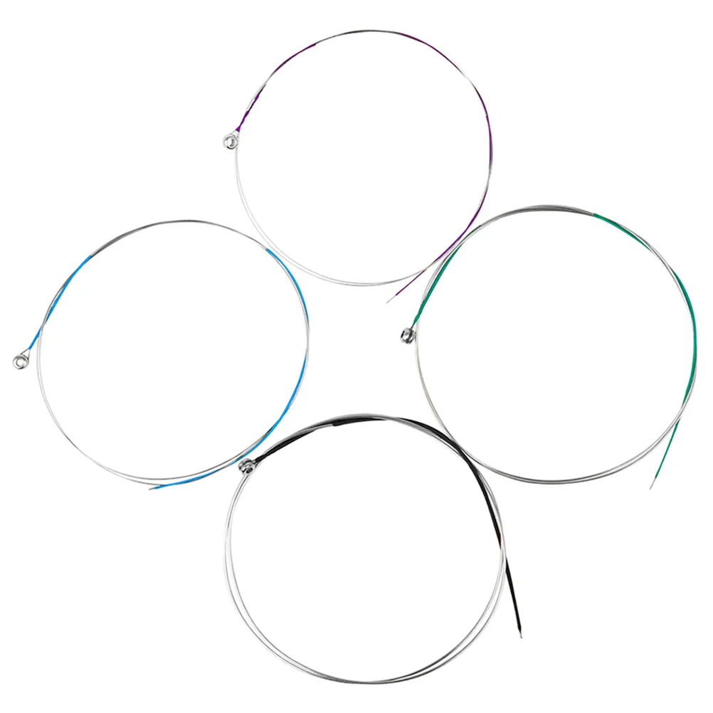 4 قطعة مجموعة سلسلة الكمان استبدال سلاسل معدنية عالمية عالية التوتر واضح الصوت دائم اكسسوارات أجزاء لمحبي الكمان