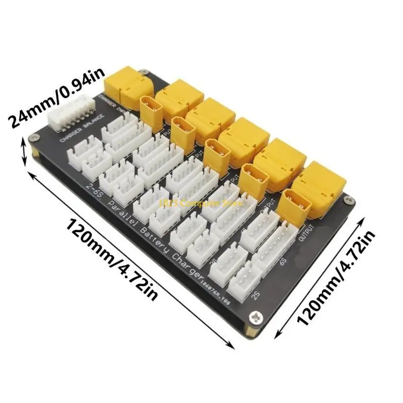 

A52B Support 2-6S Charging Board with Intelligent Features for XT30 and XT60 Battery Charging Board
