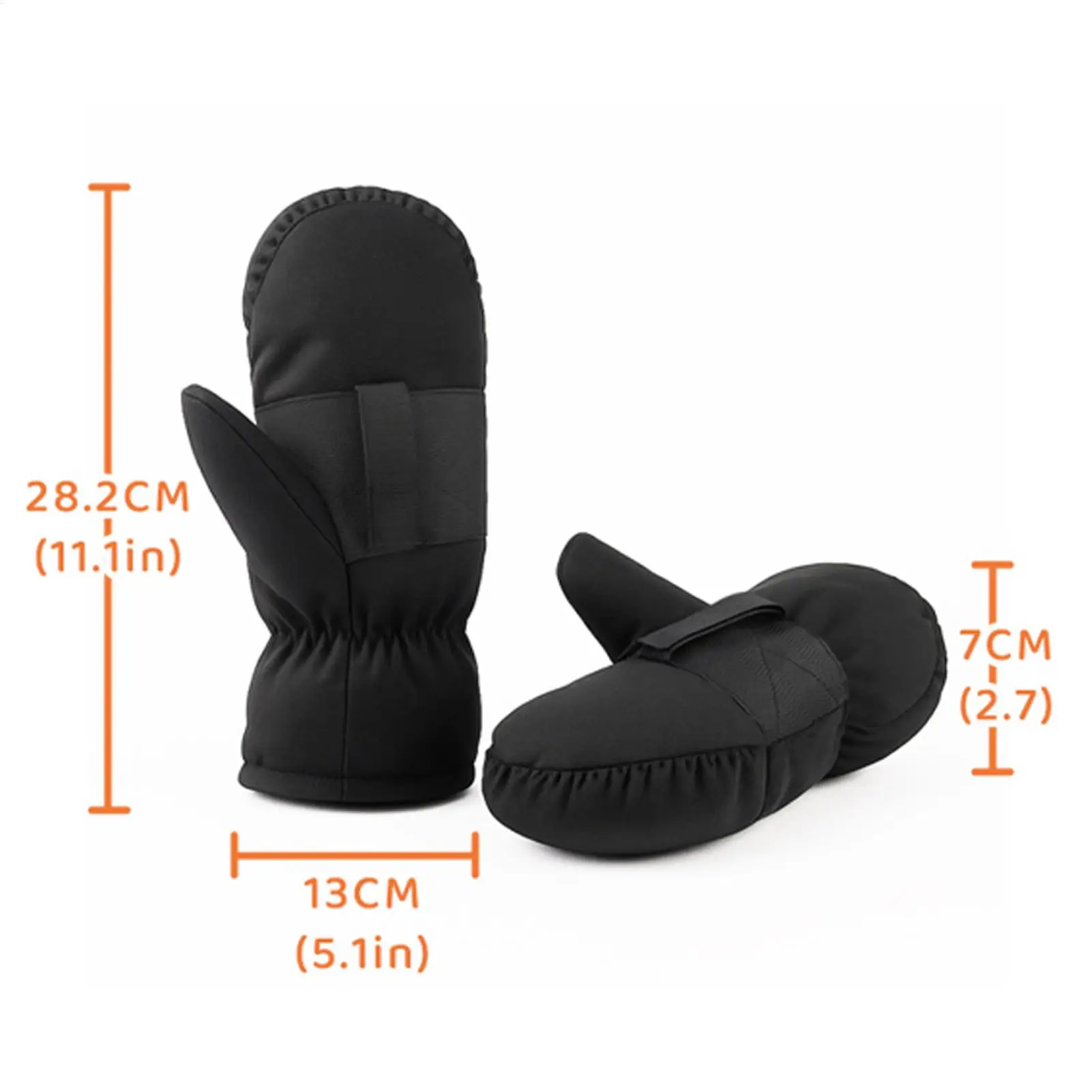 Ветрозащитные эластичные варежки, перчатки для коляски, зимние аксессуары для колясок, зимние перчатки, водонепроницаемые термостойкие перчатки для мужчин и женщин