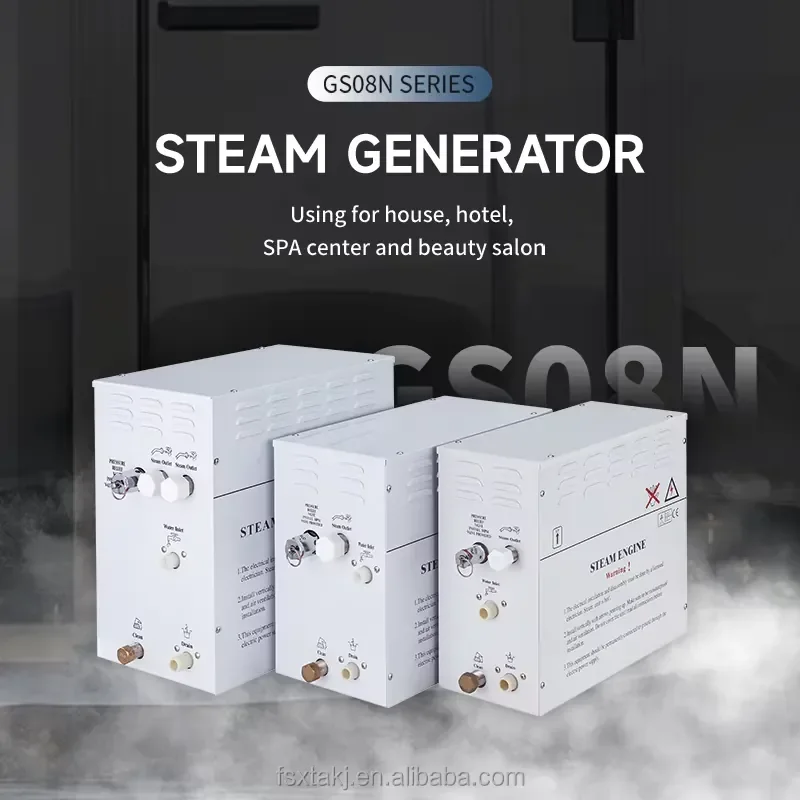 High Performance Full Customization Steam Bath Generator with EN IEC 55014 Compliance ISO 14001 Electric Steam Generator