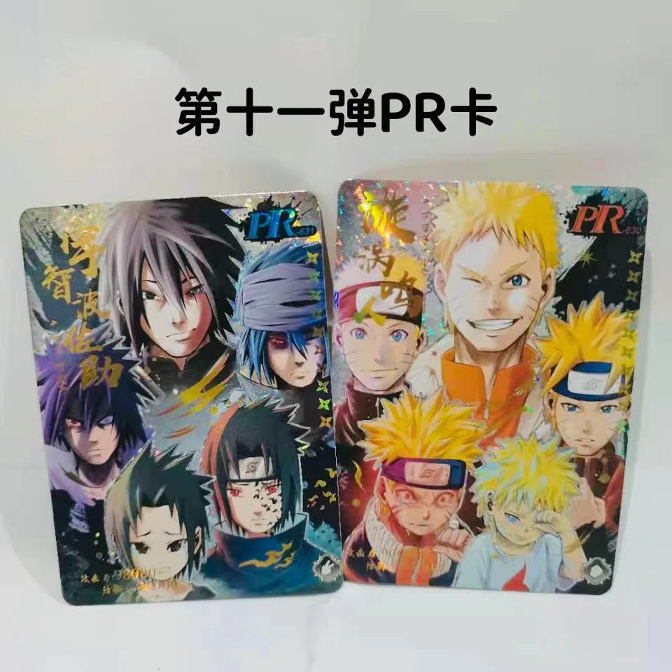 Various Pcs Anime Naruto Cards Shippūden Kakashi Ninja TCG SSR Rare Trading Collection Cards Battle Carte for Children Gift Toys