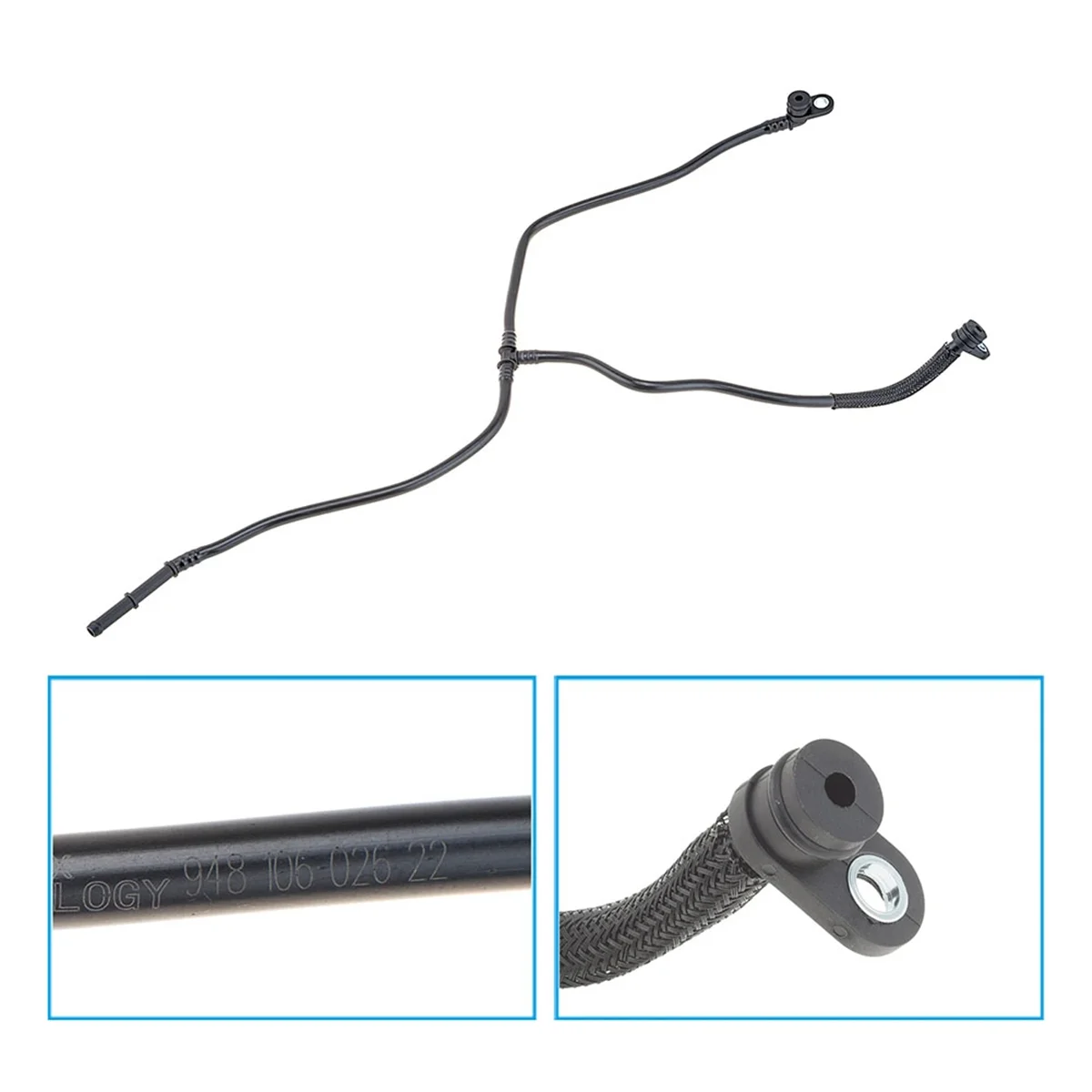 94810602622   Manguera de línea de ventilación de refrigerante para Porsche Cayenne 4.8 Panamera 4.8