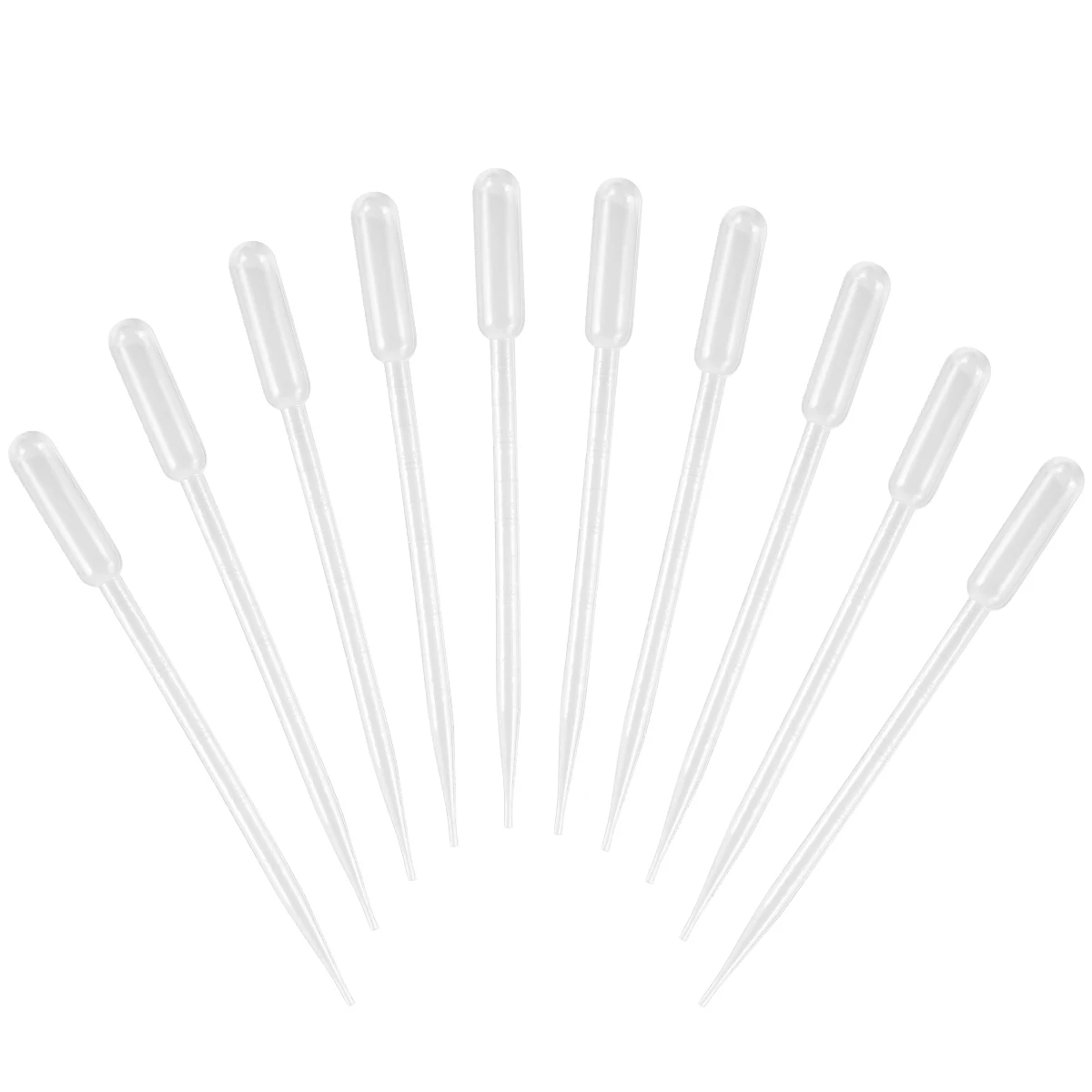 

100pcs Disposable Transfer Pipettes 5ml Capacity Soft Durable Essential Oils Cosmetics Measuring Liquids Safe