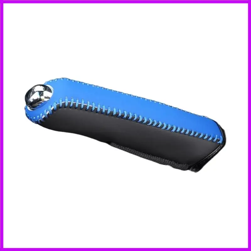 R9CC Universal Soft Leather Handbrake Cover Protective Sleeve for Enhanced Driving Comfort Easy Installation Fit Most