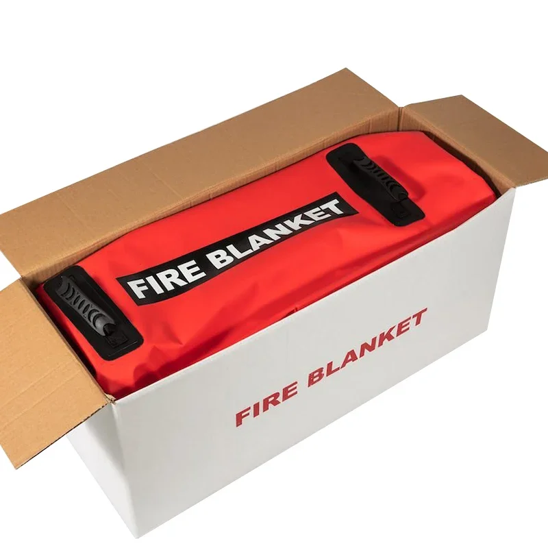 

6*8m new energy electric vehicle glass fiber fire blanket super large silicone fire blankets