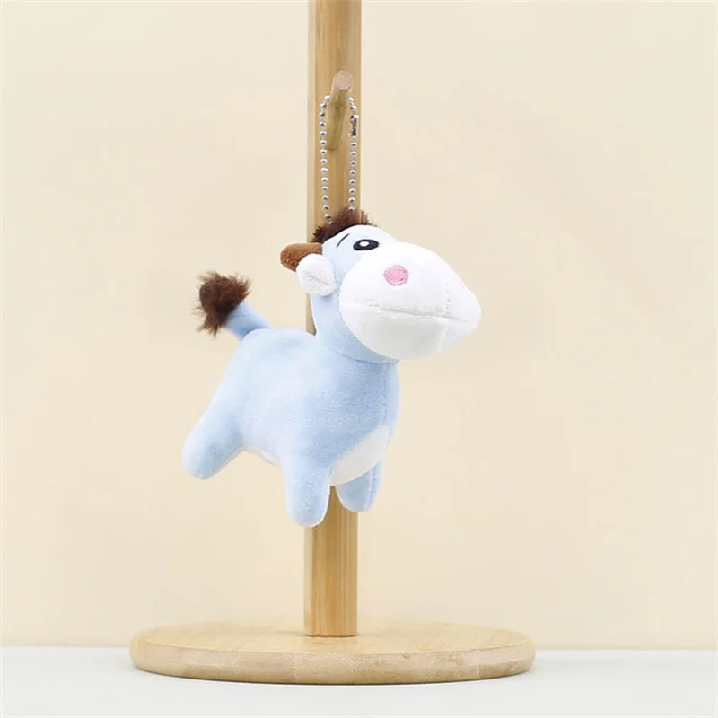 Chaveiro bonito do bezerro para o telefone móvel, encantos Little Donkey, pingente para chaveiro do carro, fone de ouvido e mochila, decoração do saco, casal