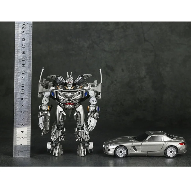 Imagem -02 - Estoque Transformação Toy-lab Tl02 Tl02 Silver Bullet Soundwave Small Scale Movie Version Action Figure com Box em