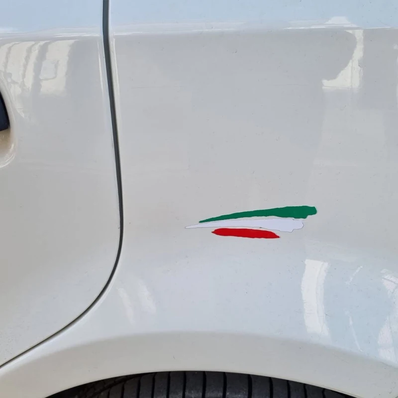 1PC Italy Flag Motorcycle Sticker Vinyl Decal Waterproof for Motorbike Fuel Tank Electric Scooter Car Bicycle Decoration view 4