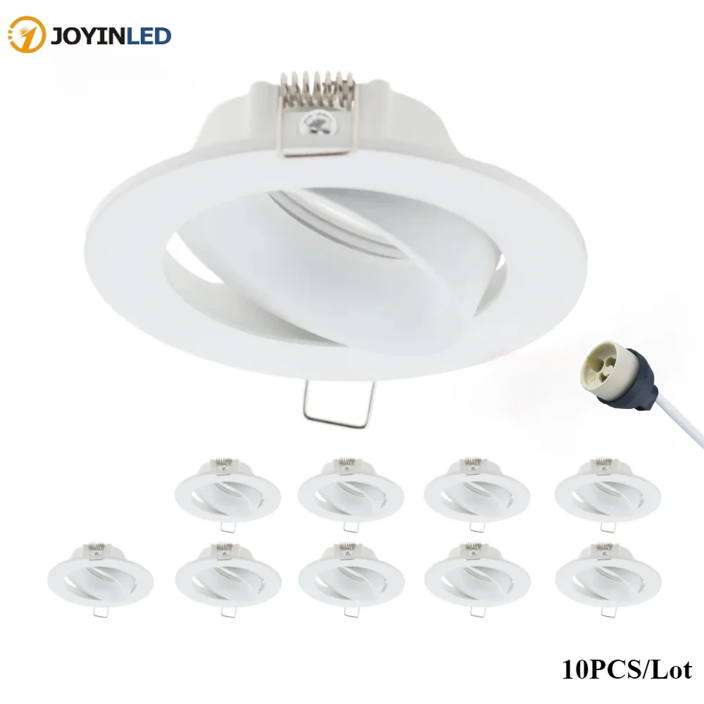 

JOYINLED GU10 Основание лампы Керамический держатель светильника MR16 Светодиодный потолочный светильник Встраиваемый потолочный светильник Корпус светильника Прожектор