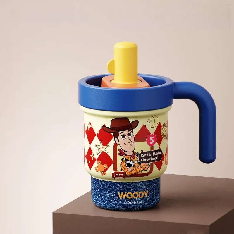 X&W Toy Story 550ml Insulated Tumbler 316 Stainless Steel Coffee Cup Vacuum Flasks Portable Home/office Girl Desktop Straw Mug view 6