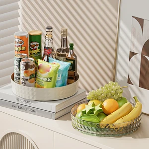 Rotary Seasoning Storage Rack Multifunctional Kitchen Storage Rack Soy Sauce Sauce Vinegar Easy to find storage tray 10 Main Sales Settlement Door Rotars - №1