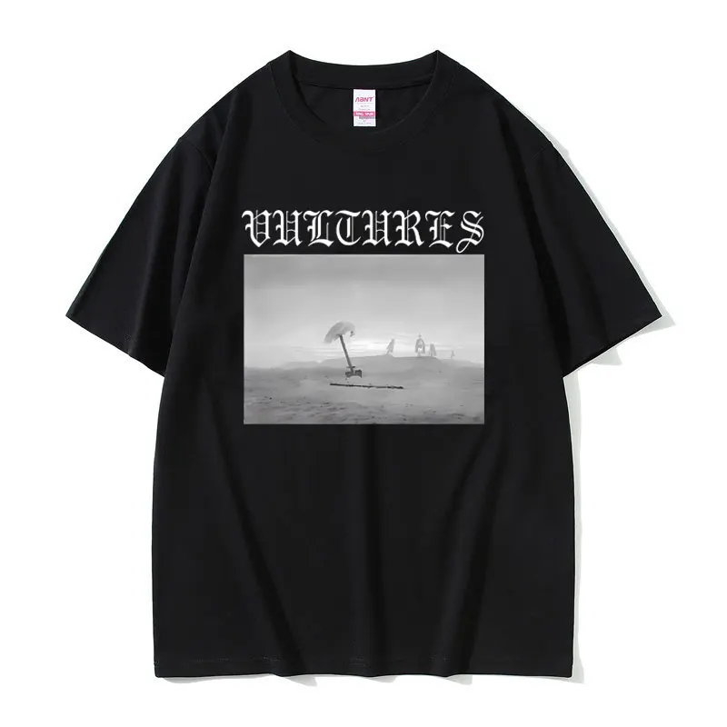 

Vultures Kanye West New Music Album Graphics T Shirts Men Hip Hop Oversized T-shirts Regular Men's Tops Tshirt West Streetwear