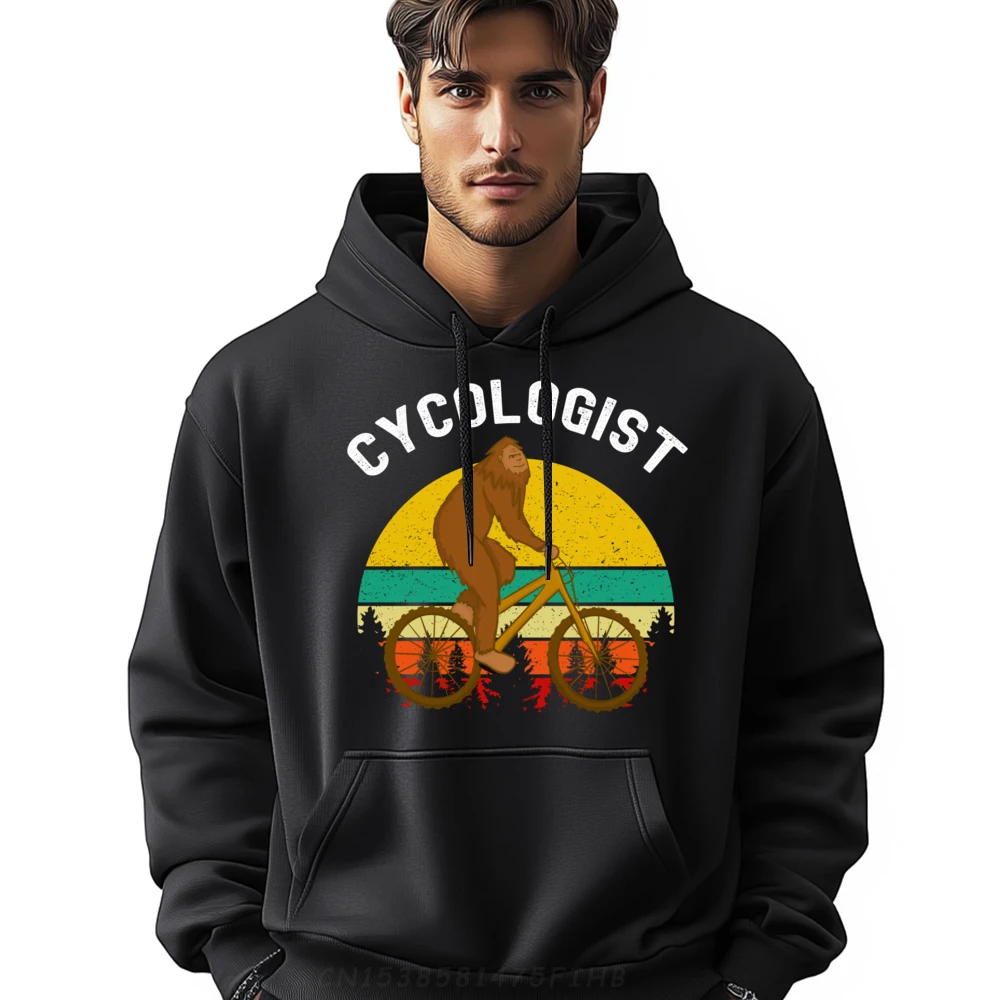 

Bigfoot Cycologist Cycling Bicycle Cyclist Mountain Bike Cute Oversized Hoodies Oversized Hoodies Men Slogan