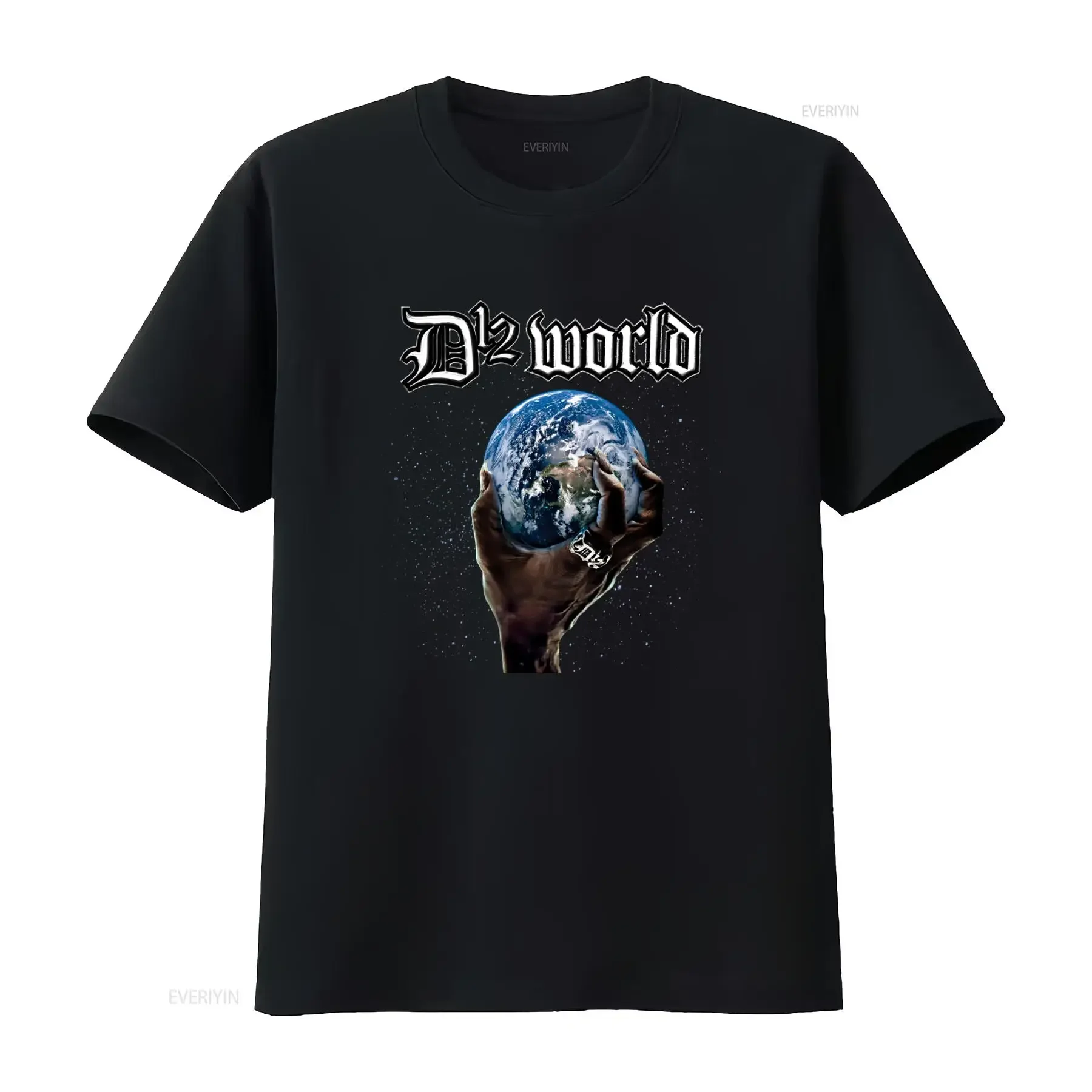 Vintage D12 World Eminem Hip Hop T Shirt Small Size Earth Print Design vintage Washed streetwear Soft graphic Breathable