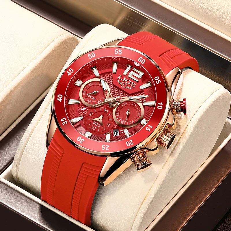 LIGE Üst Marka Lüks Erkek Saat - Smartwatch Watches Brands For Men incelemesi ve fiyatı