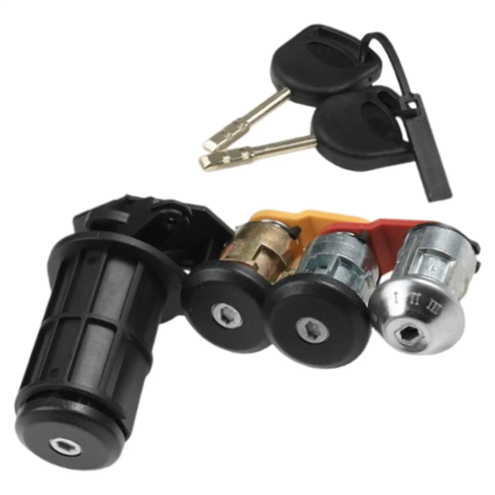 Automobiles Door Lock Complete Set, 7177664516 ,W/ 2 Keys Lock Cylinder Fit for