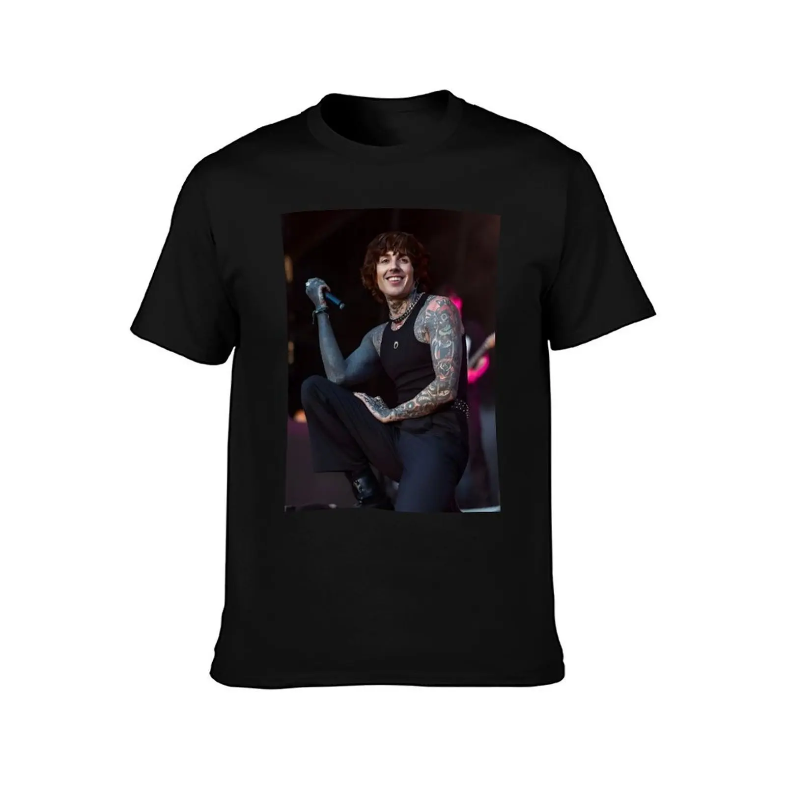 Smiley Oli Sykes T-Shirt Streetwear Print Tee Shirt T-Shirt