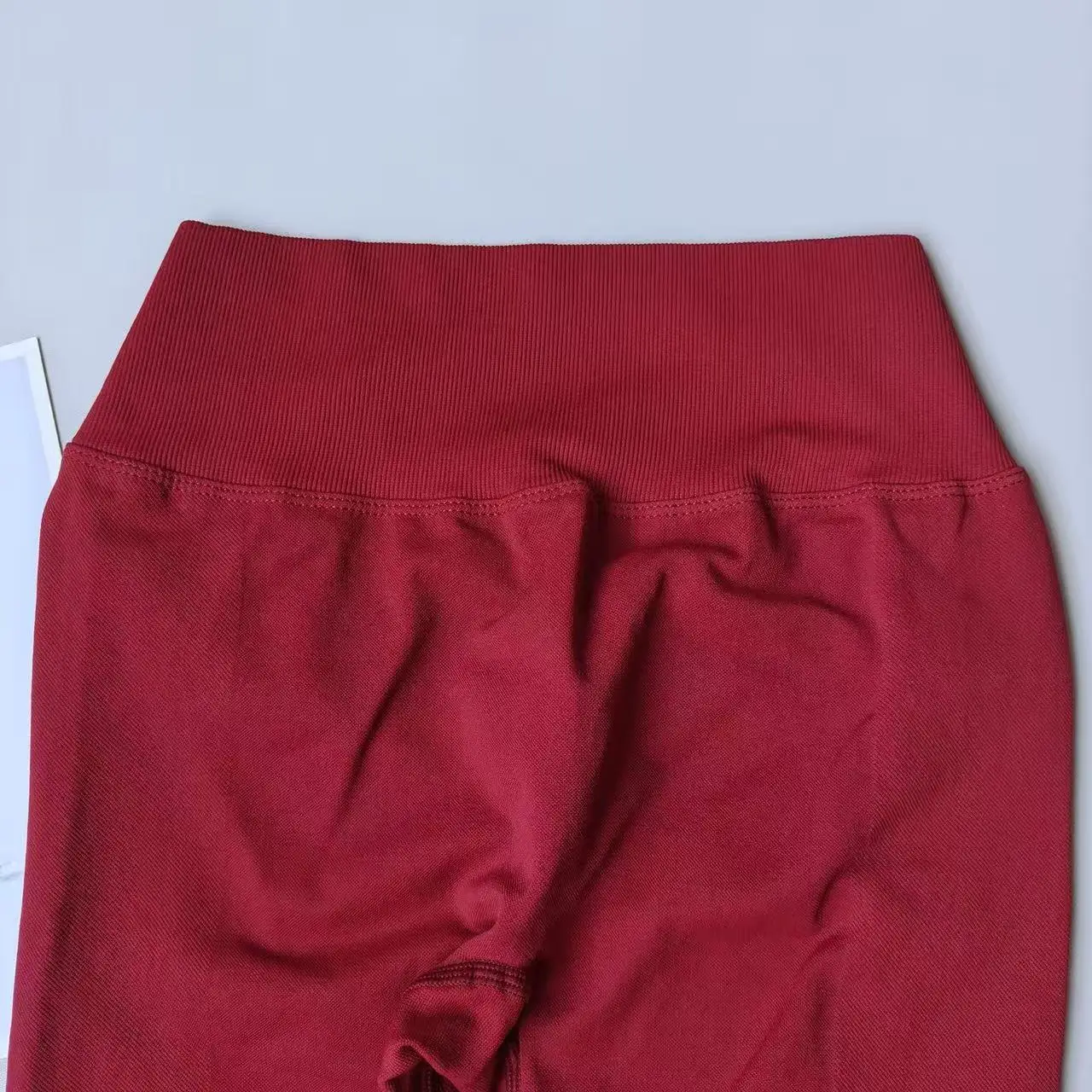 Peach Butt Fitness-Lauf-Sporttights, nahtlos, hüfthebend, hochtailliert, bauchkontrollierend, elastische Yoga-Leggings, Peach-Hosen – Detail 6