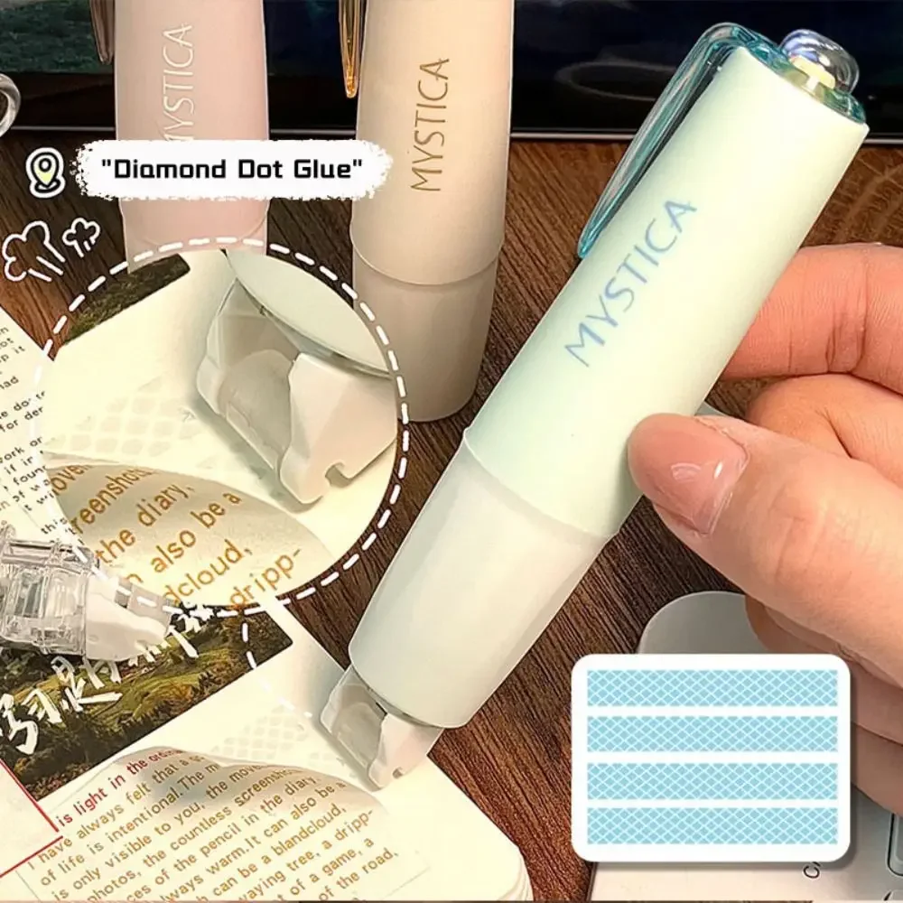 Nastro adesivo biadesivo a forma di penna con rotazione a 360 gradi Nastro adesivo per colla a rullo per scrapbooking fai da te