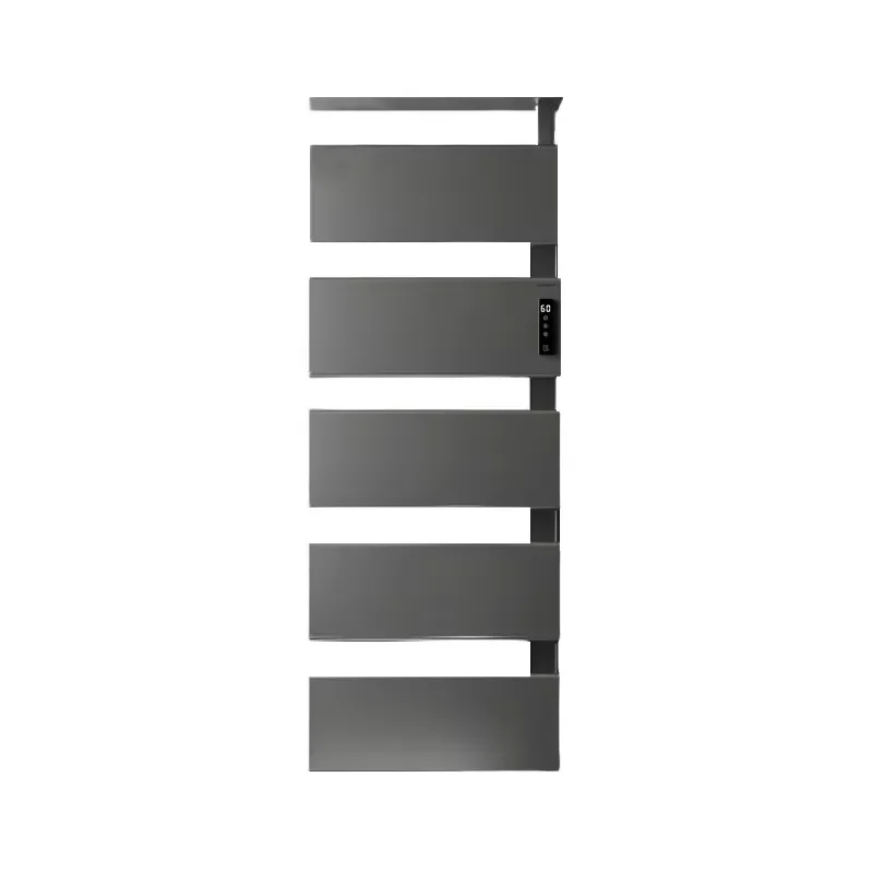 Aluminum Electric Heating Towel Warmer Rack Thermostat Wall-Mounted Bathroom Towel Radiator