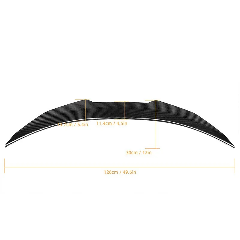 

PSM Carbon Fiber F44 Spoiler for 2 Series Modified PSM F44 Four-door Car Fixed Wind Tail Dry Carbon Fiber Compression Tail