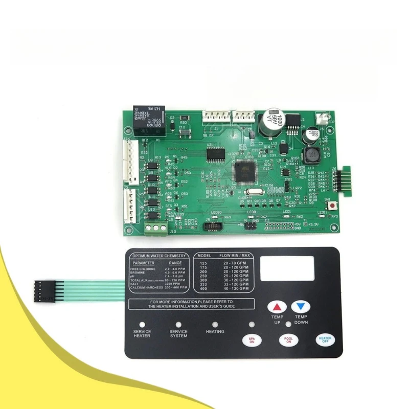 

42002-0007S Heater Control Board Kit with 472610Z Switch Pad for Pentair