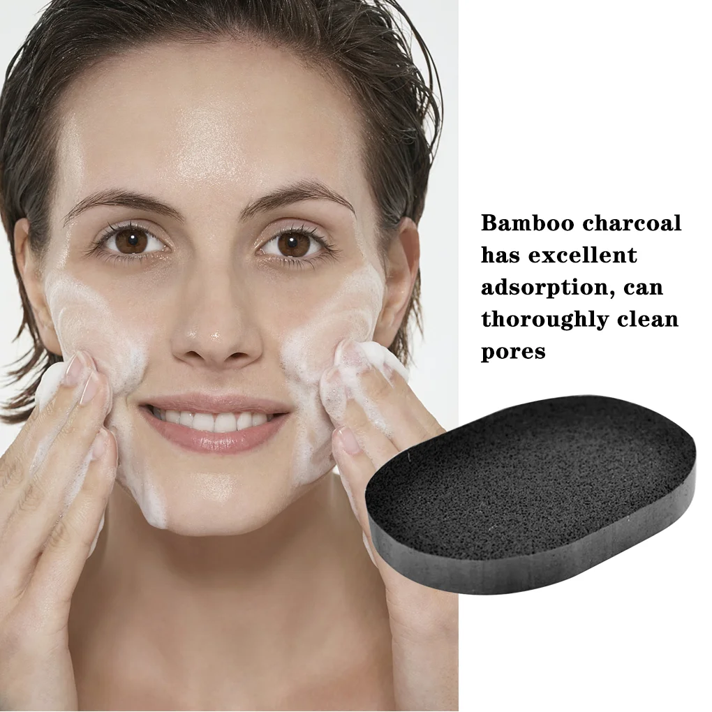 Face Cleaning Puff PVA Makeup Face Cleansing Sponge Portable Pore Exfoliator Facial Washing Pad