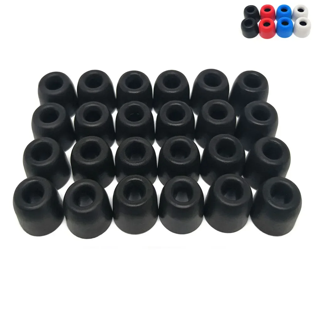 12 Pares de Pontas de Ouvido de Espuma de Memória de Substituição L M S 4.5mm para Fones de Ouvido Intra-auriculares, Almofadas de Esponja para Fones de Ouvido