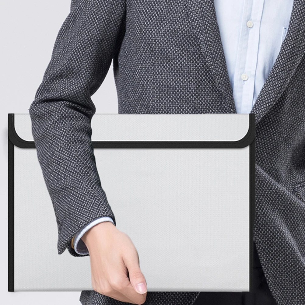 

Waterproof and Fireproof File Document Documents Office Purse Files Silicone Coated Fiberglass Composite Cloth