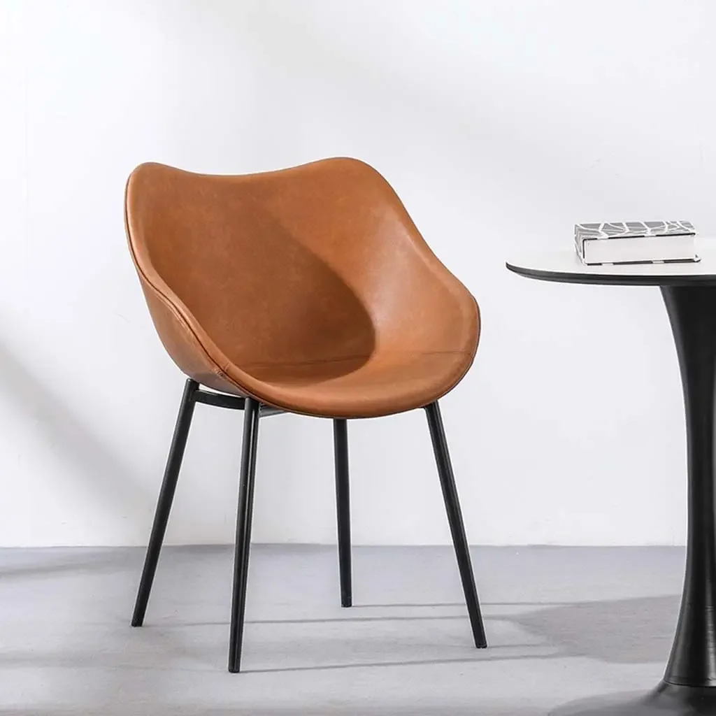 Dining Chairs, backrest Chairs, Computer Chair Soft and Comfortable mid Back Dining Chair, Leisure Coffee Shops, Simple Negotiat