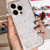 Simplicity Hello Kittys Cute Pattern Phone Case For Samsung A16 A06 A55 A35 A25 A15 A05 A54 A34 A24 A14 A04 A13 A53 A33 Clear