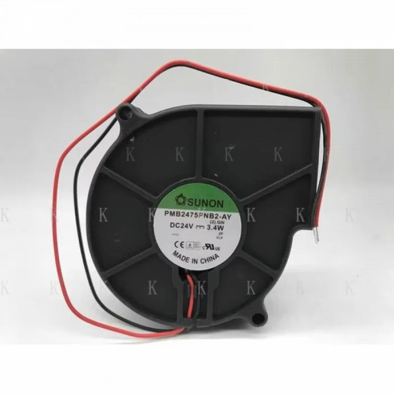 C   NEW FOR SUNON PMB2475PNB2-AY DC24V 3.4W 2Line 75*30MM Fan