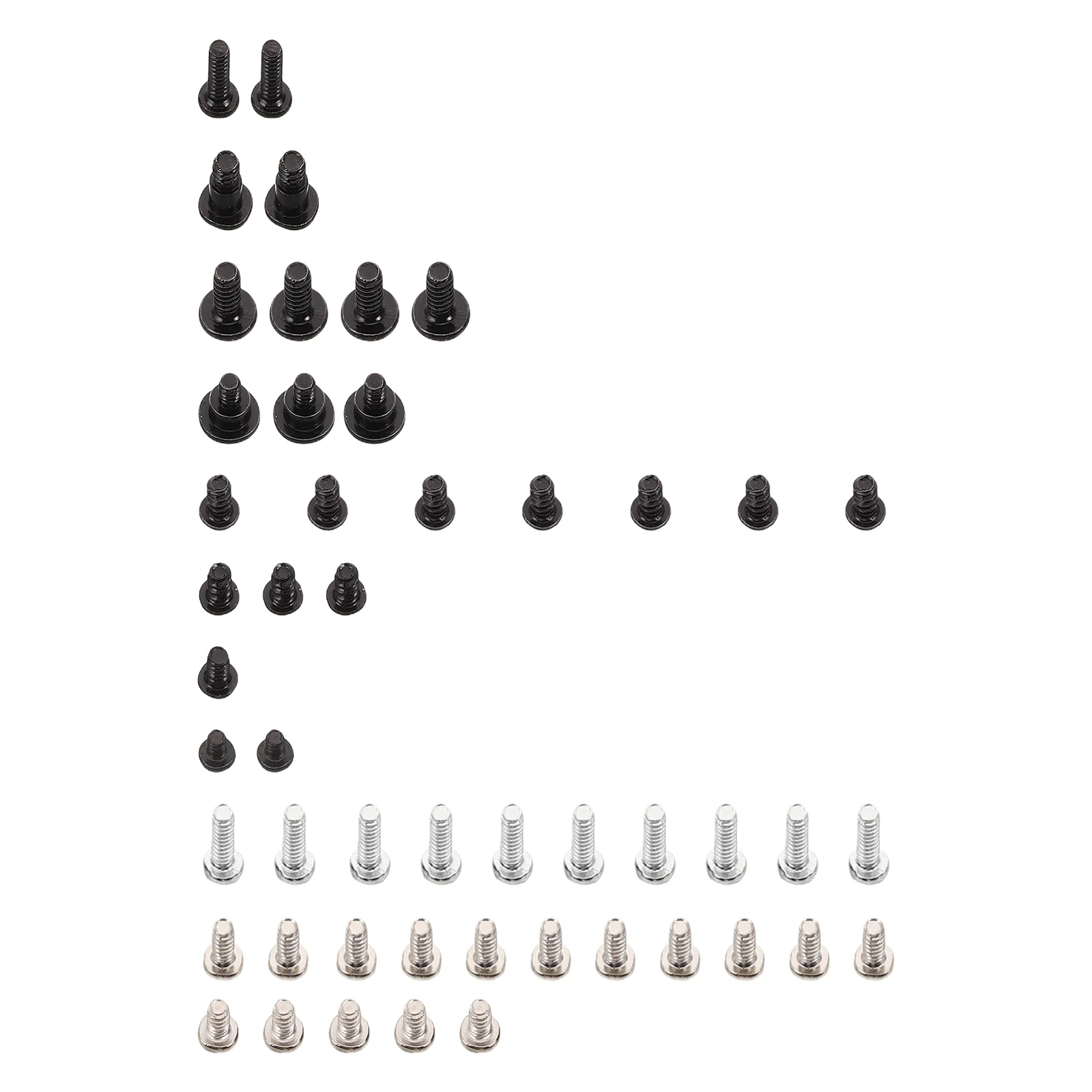 50Pcs Console Hardware Screw Kit Switch OLED Compatible Small Electronics Screw Set Gaming Console Maintenance Kit DIY Shell view 6