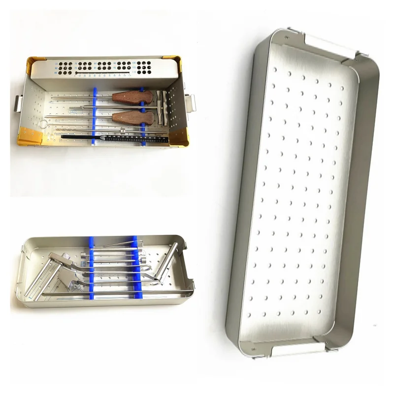 Stainless Steel Bone 4.5mm-7.3mm Pin Guide Drill Kit Bone Cannulated Screw Instrument Set for Pet Trauma Surgery