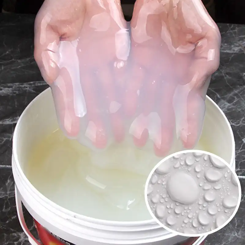 Przezroczysty wodoodporny uszczelniacz samoprzylepny do ścian zewnętrznych, szczelna powłoka, uszczelnienie pęknięć podłogi w łazience, odporność na pleśń