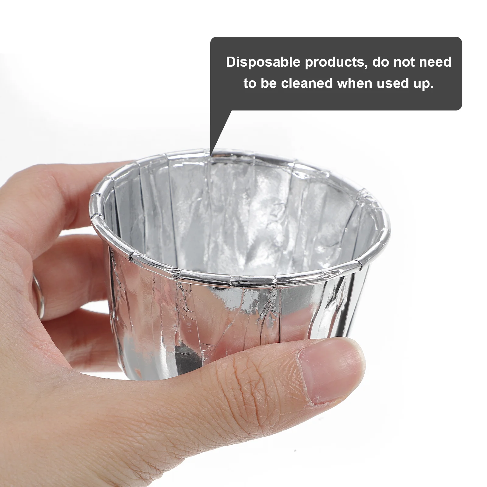 

50Pcs Food-Grade Baking Cups Oil-Resistant Cupcake Liners for Home Bakery Cafe Party Wedding Birthday Baking Supplies