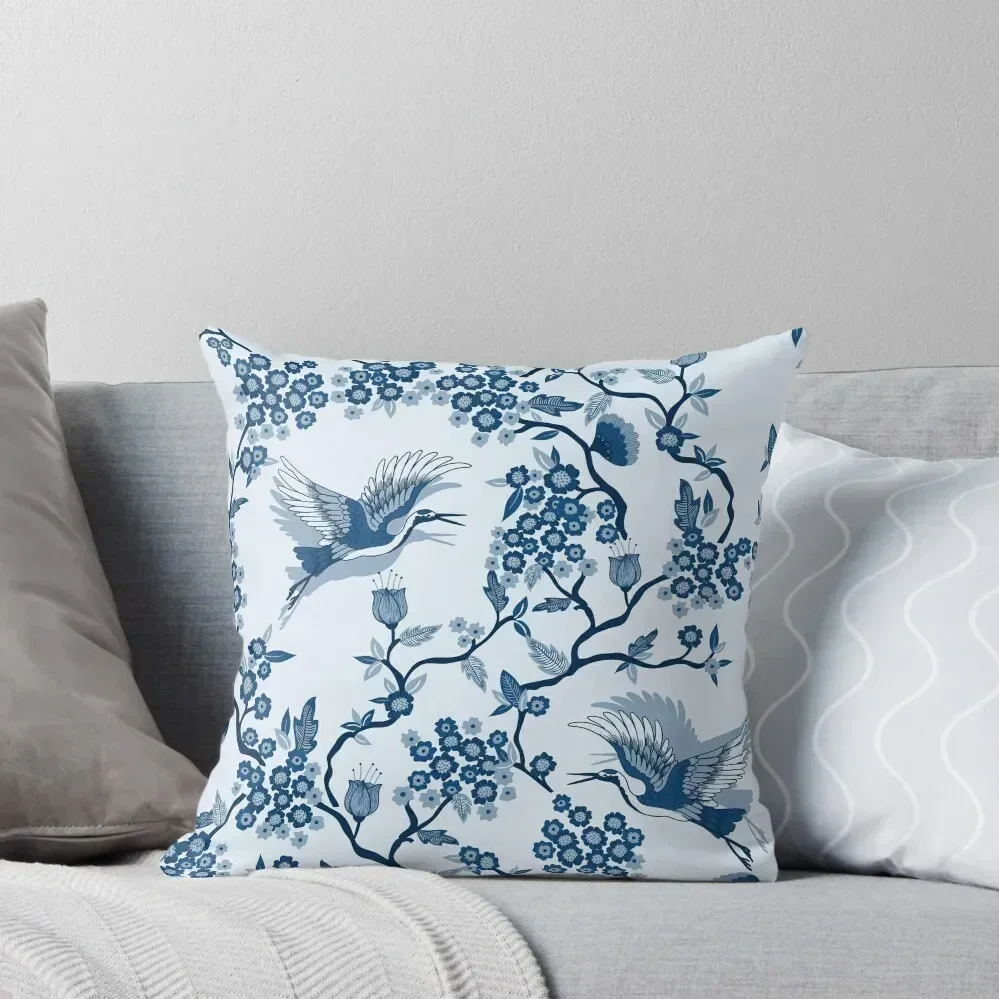 

Classic Blue Chinoiserie Throw Pillow Christmas s Covers pillowcases for sofa cushions Pillow Case Christmas pillow