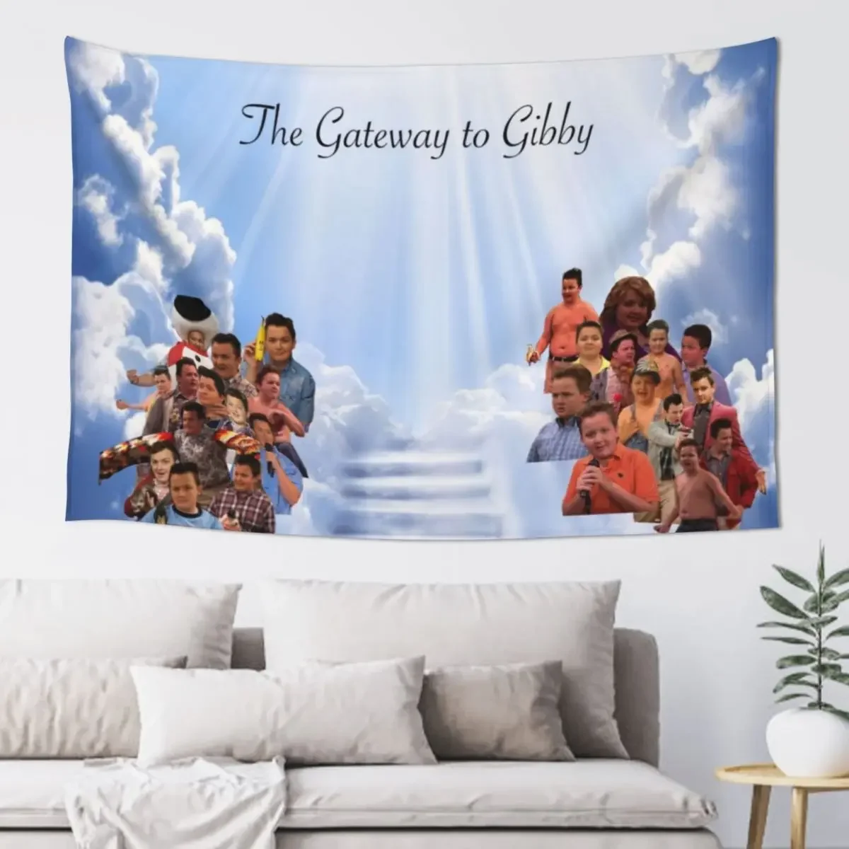 Gibby Heaven - Icarly Tapestry Room Decoration Korean Style Wall Decorations Wallpapers Home Decor Tapestry