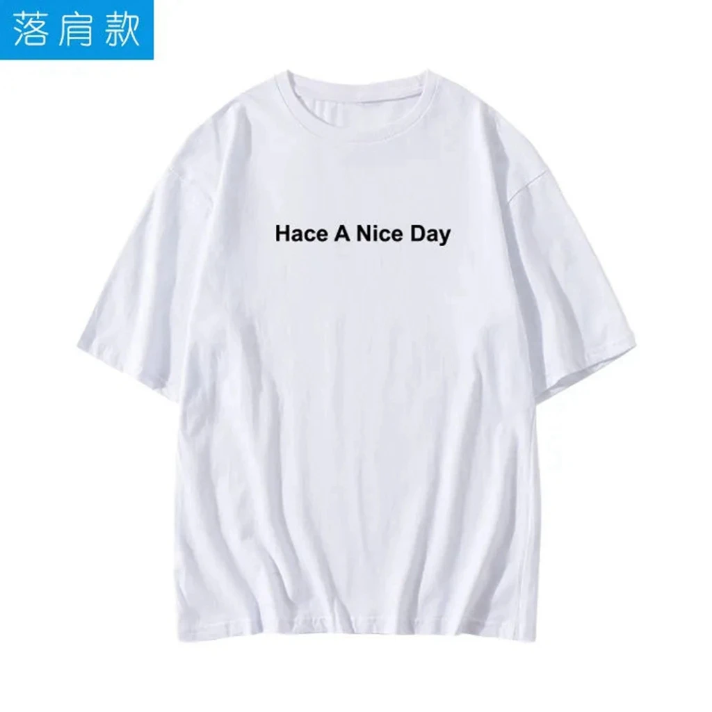 2025 estrela mesmo t-shirti fazer mais carta impressão camisa kpop camisa pullovers feminino estilo coreano verão oversized tshirt